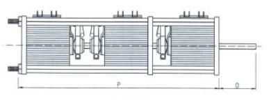 Disegno tecnico - Variatore trifase da retroquadro a giorno - 900-1500-3000-4500 VA Disegno tecnico - Variatore trifase da retroquadro a giorno - 900-1500-3000-4500 VA